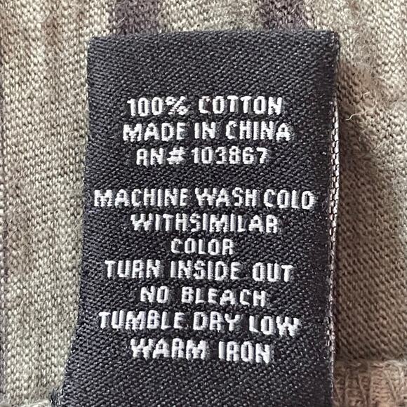 Square Zero White to Green Ombre Striped Pocket T-shirt LARGE Casual Summer - Picture 6 of 6